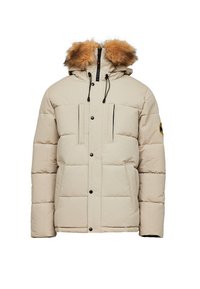 Alessandro Zavetti ZAVETTI CANADA OSHAWA 2.0 PUFFER PARKA JACKET - Vinterjakker - stone