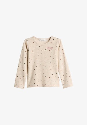 Marc O'Polo, MARC O'POLO KIDS-GIRLS LONGSLEEVE AUS FEINEM RIPP-JERSEY - Maglietta a manica lunga - beige