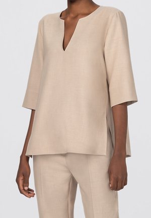 Blouse - mottled beige