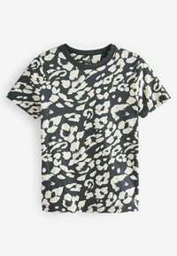 Next ESSENTIAL CREW NECK T-SHIRTS 3 PACK - Triko s potiskem - animal print natural neutral grey