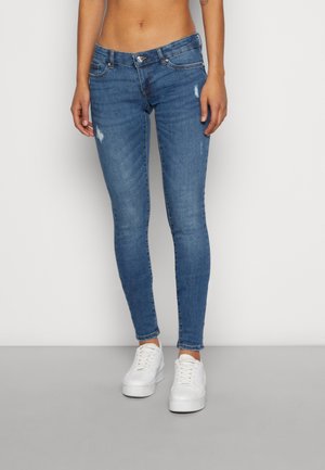 ONLCORAL LIFE - Skinny džíny - dark medium blue denim