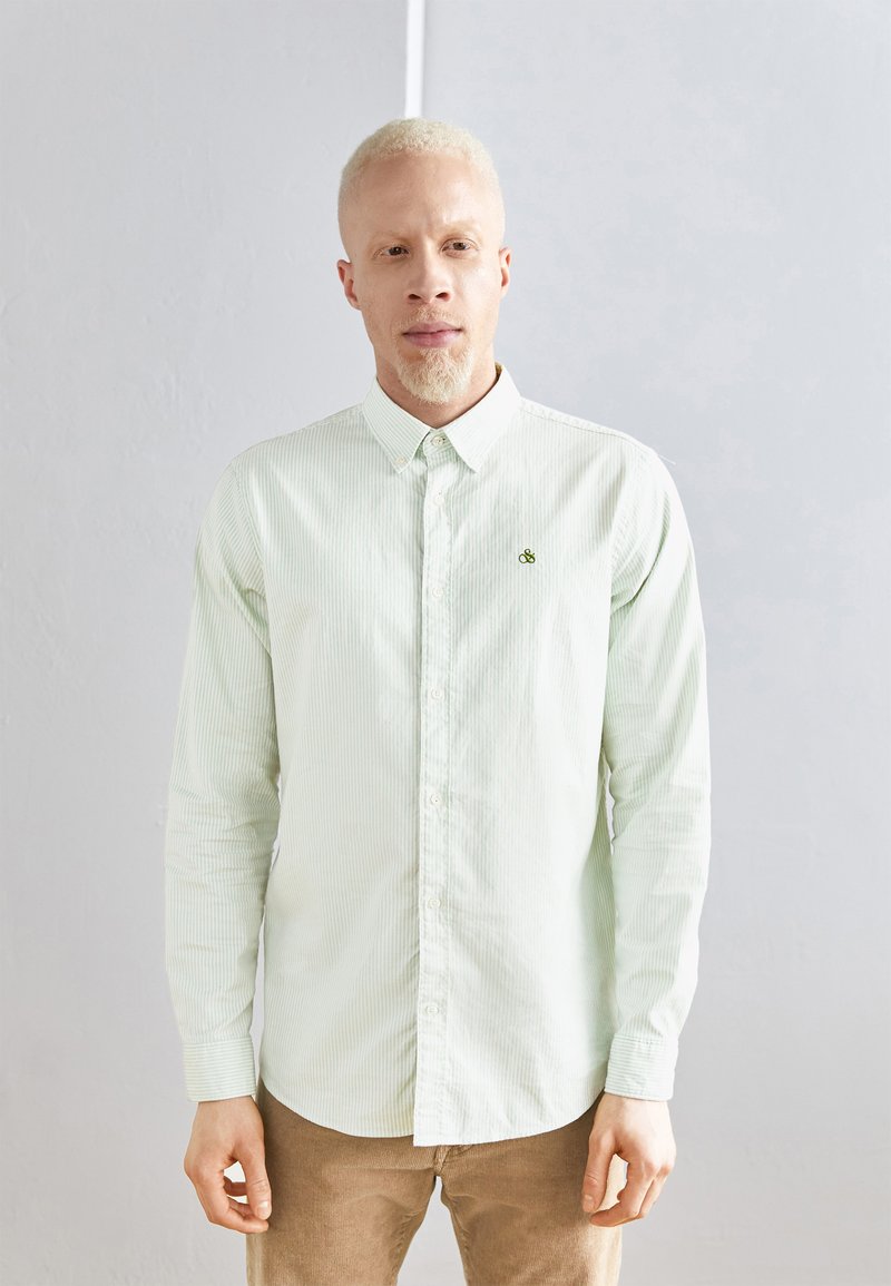 Scotch & Soda ESSENTIAL STRIPE - Hemd - absinthe/mint - Zalando.ch