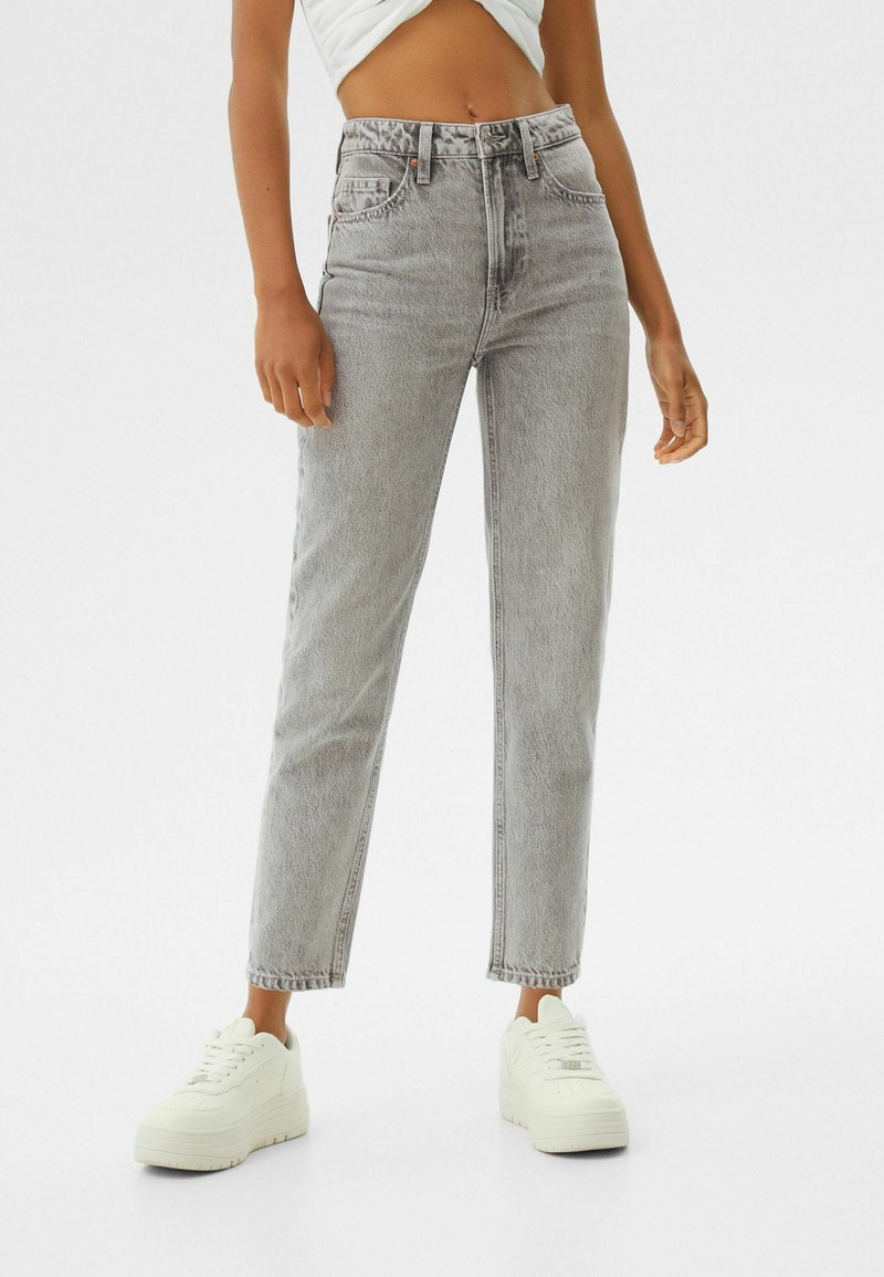 Bershka Jean droit - grey