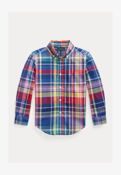 Polo Ralph Lauren PLAID COTTON POPLIN SHIRT - Πουκάμισο - red/royal multi