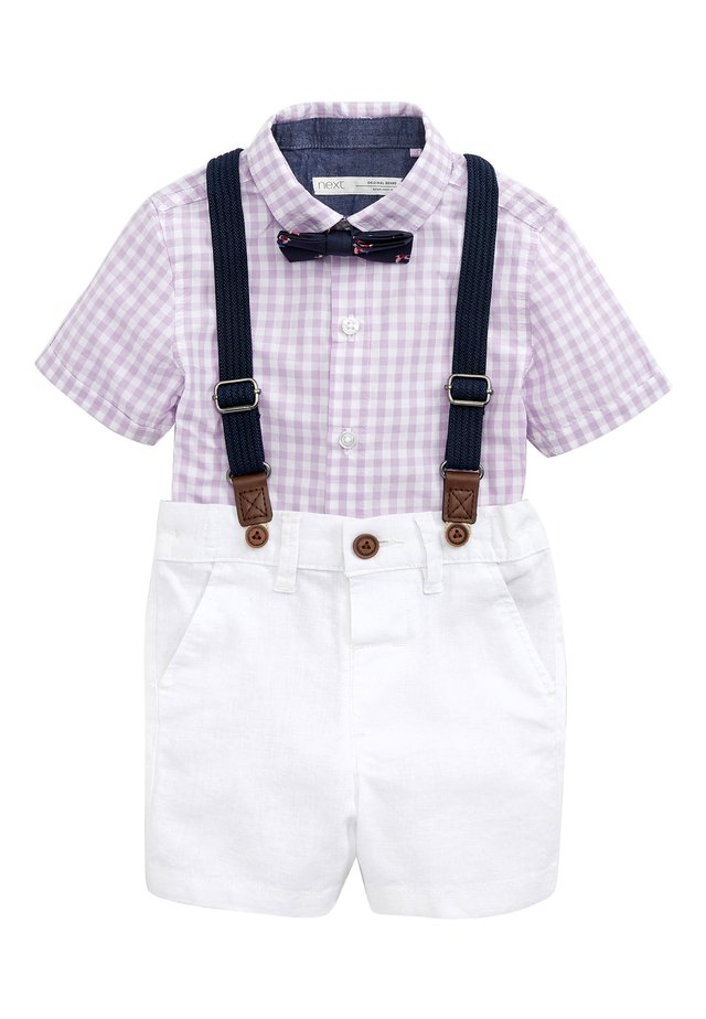 LILAC SHIRT & SHORTS SET (3MTHS-7YRS) - Skärp - purple