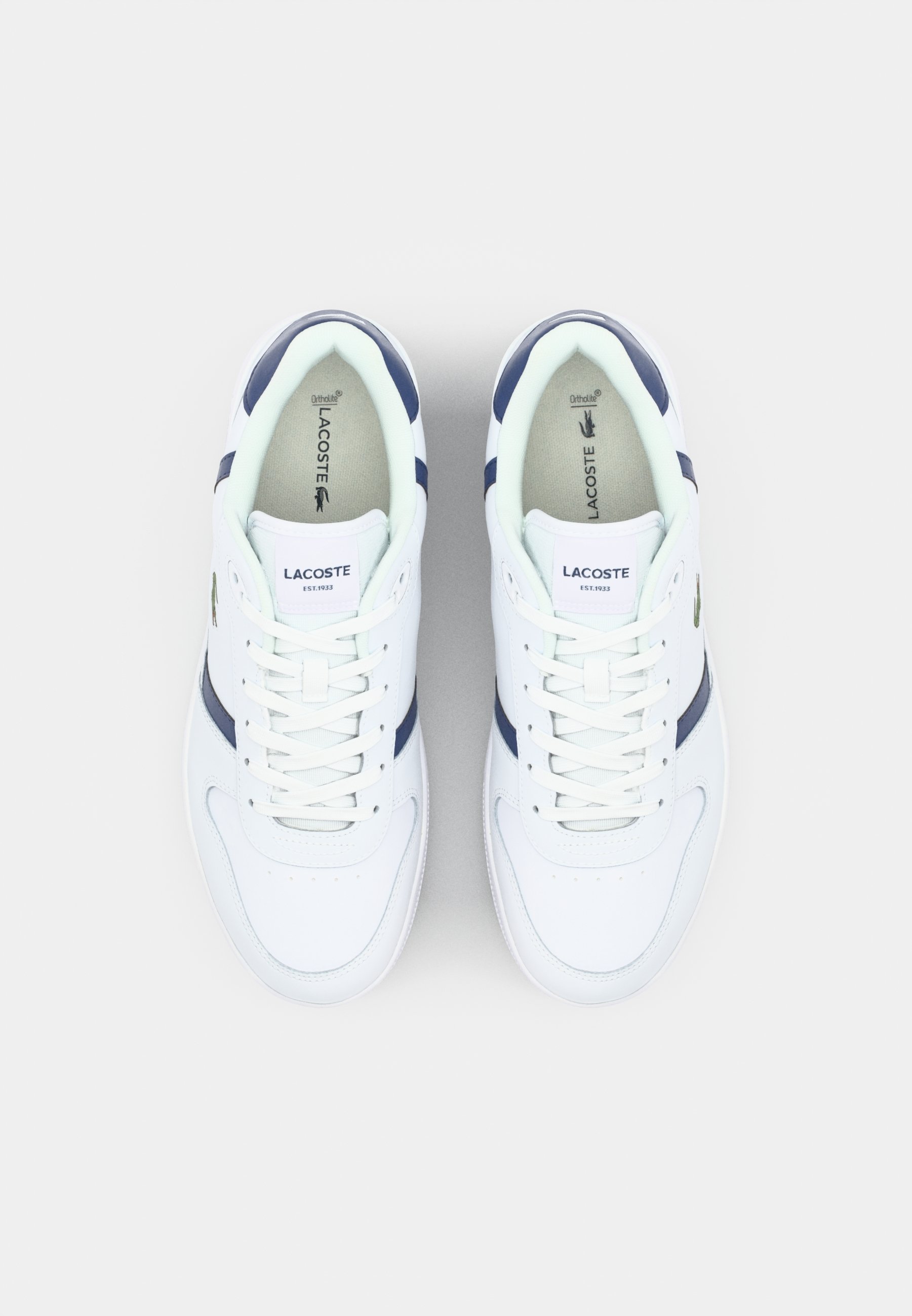 Lacoste T CLIP SET 224 - Sneakers low - white/navy/alb - Zalando.ro