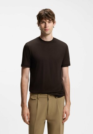 BOSS, BOSS H-THOMPSON 234 - Camiseta básica - dark brown seven
