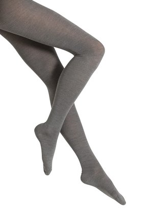 Softmerino warm - Collant - hellgrau meliert