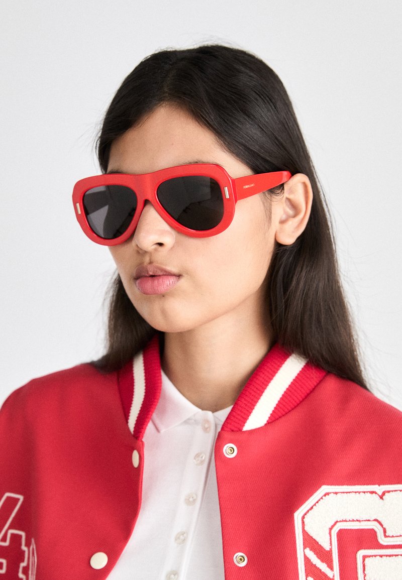 FERRAGAMO Γυαλιά ηλίου - red