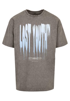 HEAVY TEE – ICON 3 - T-shirt con stampa - asphalt