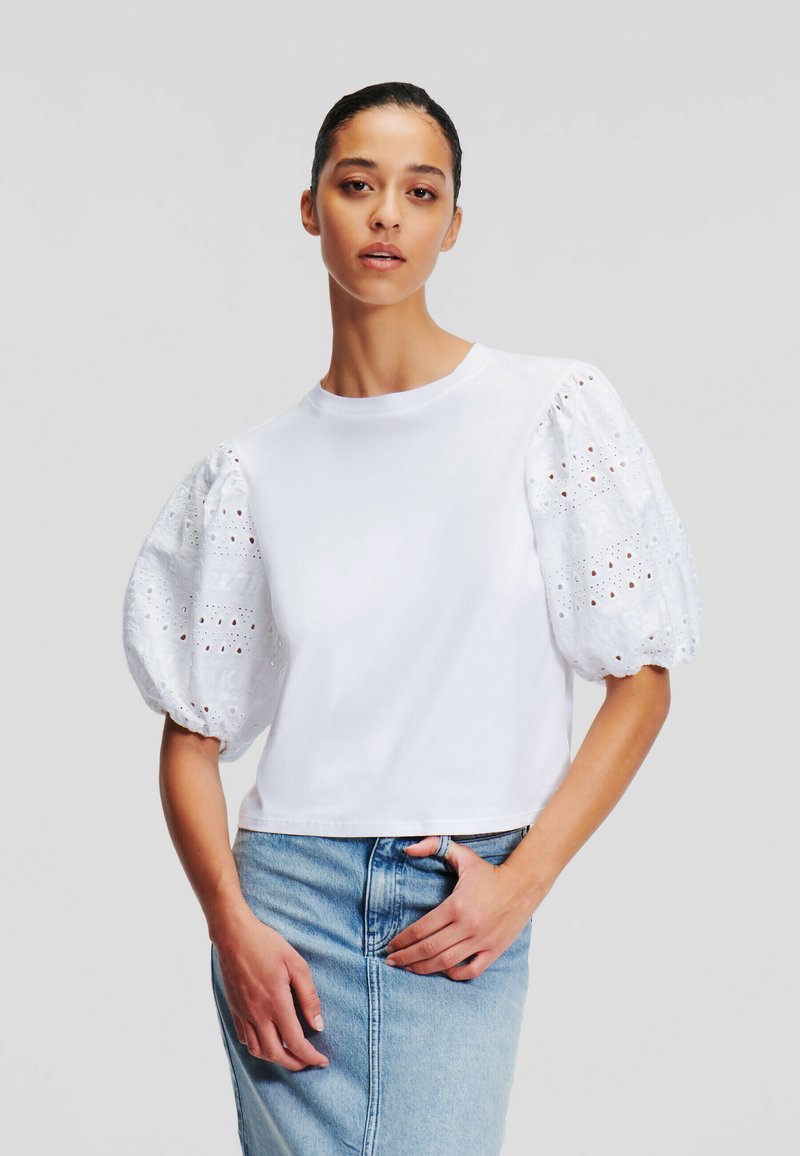 KARL LAGERFELD Blúzka - white