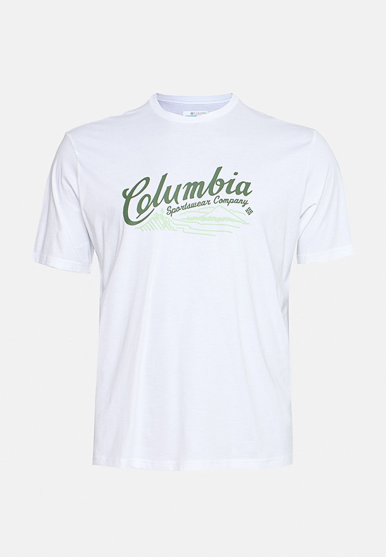 Columbia T-shirt print wit