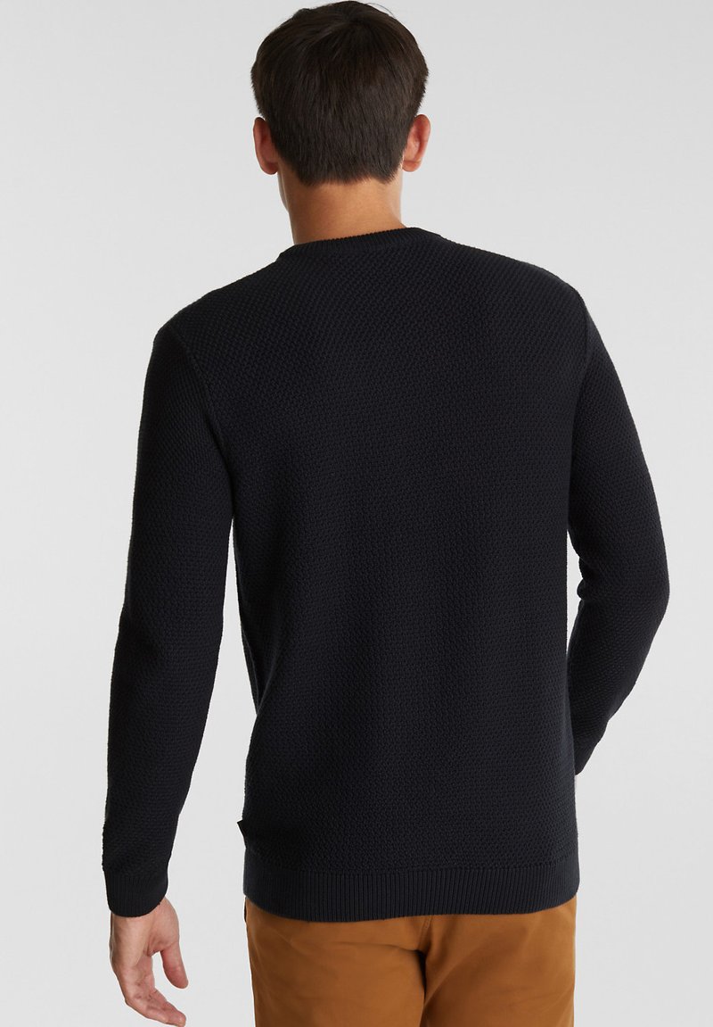 Herren Strickjacken | edc by Esprit Strickpullover black/schwarz - DR33365 Herren Strickjacken | edc by Esprit Strickpullover black/schwarz - DR33365