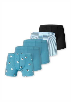 Schiesser 5-PACK - Panties - blau weiss schwarz