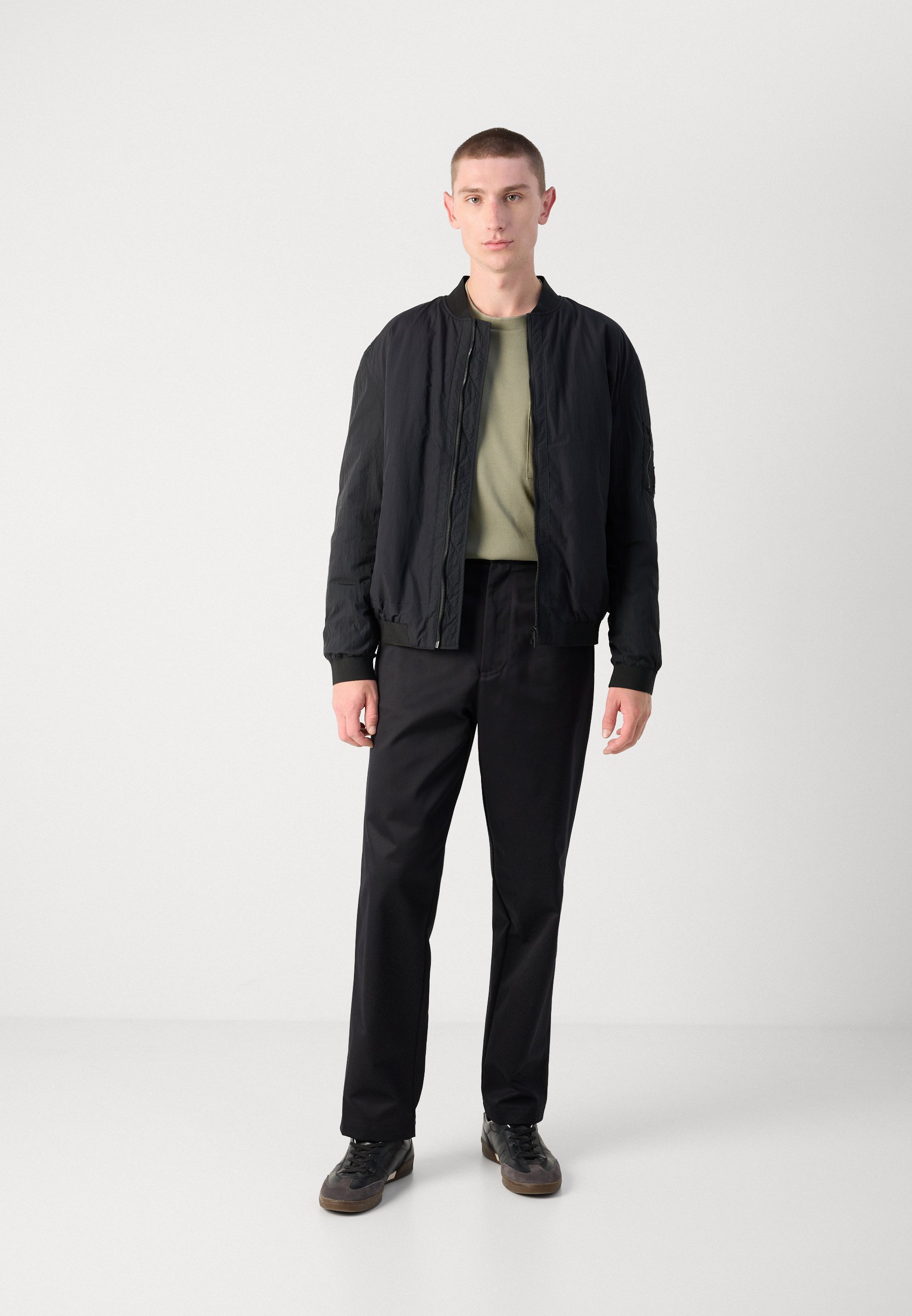 BOSS KAI - Spodnie materiałowe/czarny - Zalando.pl
