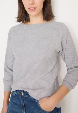 COSY STRUKTURMIX DOLMAN - Trui - grau