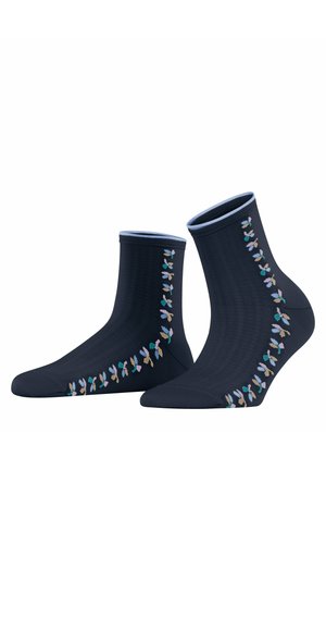 Esprit STRUCTURED LEAVES - Socken - marine