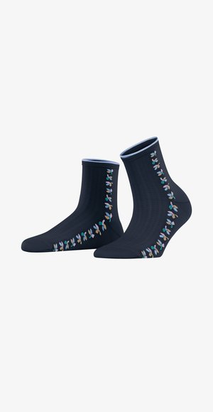 Esprit Structured Leaves - Chaussettes - marine