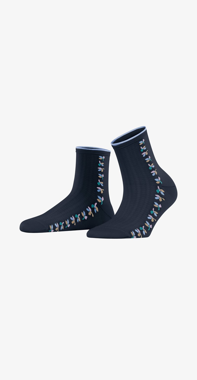 Esprit STRUCTURED LEAVES - Socks - marine