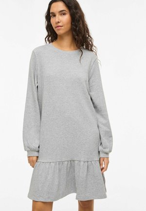 VIHARISA LANGÄRMELIGES - Robe de jour - light grey melange