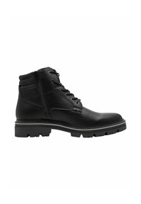 s.Oliver Botines con cordones - black
