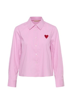 Culture, CUEBONY SHORT SHIRT - Chemisier - pink stripe