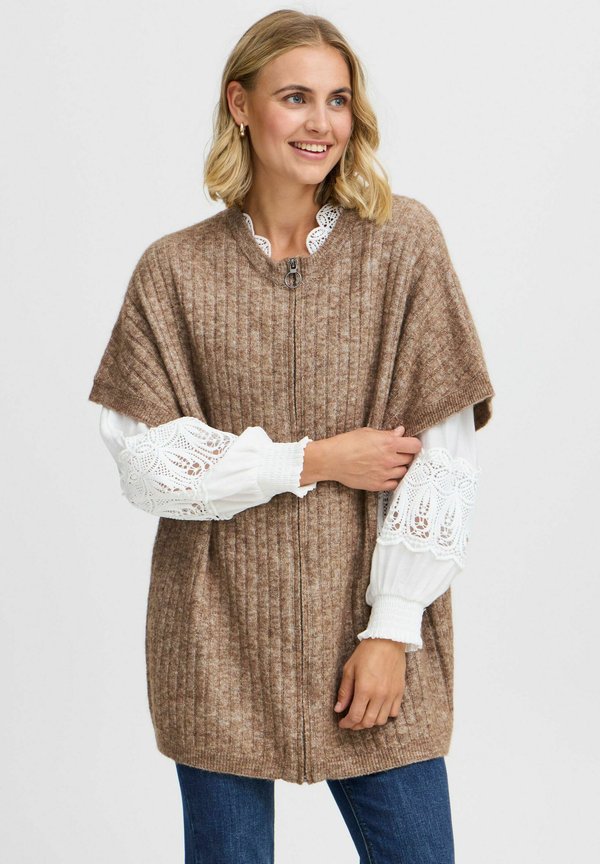 FRSANNY - Cardigan - rain drum melange