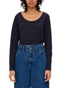 s.Oliver AUS STRETCH - Langarmshirt - navy