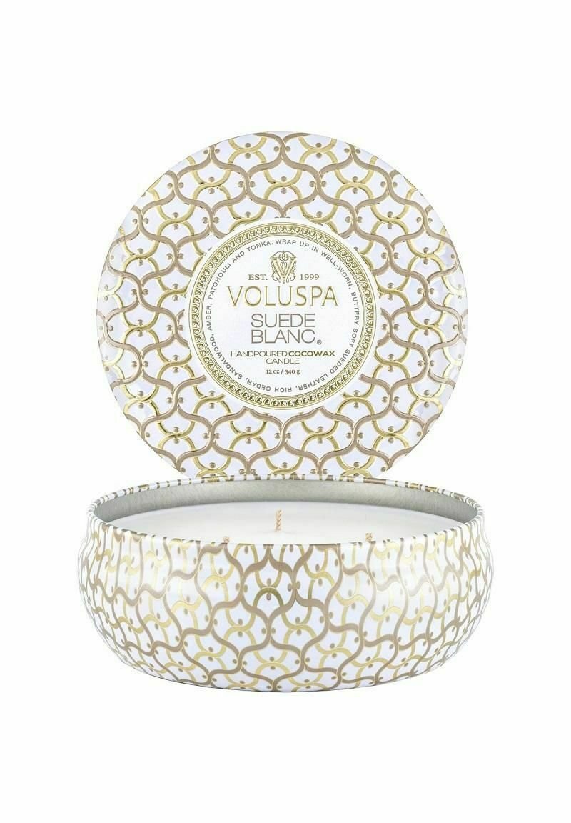 Voluspa - 3-WICK - Doftljus - white, Förstora