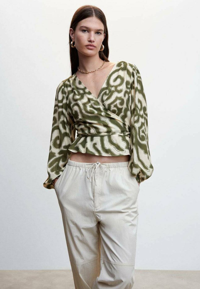 Mango TOUR Bluse green/grøn Zalando.dk