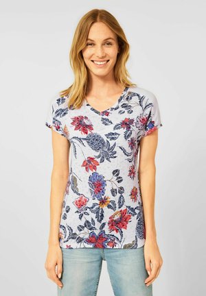 OPTIK - T-shirt print - weiß