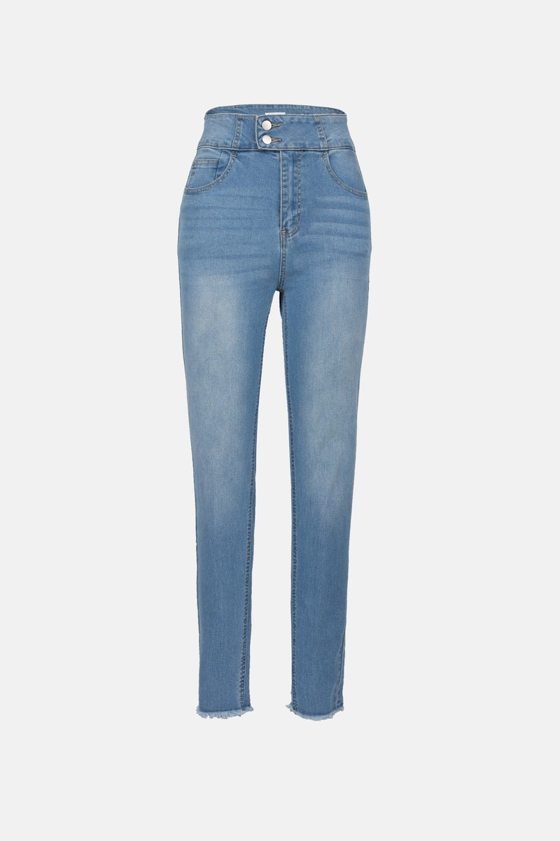 Even&Odd Jeans Skinny Fit blauw denim/bluedenim Even&Odd Jeans Skinny Fit blauw denim/bluedenim
