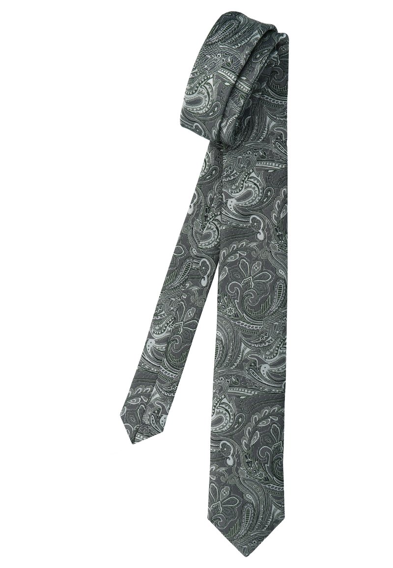 WILLEN PAISLEY - Tie - helloliv/olive - Zalando