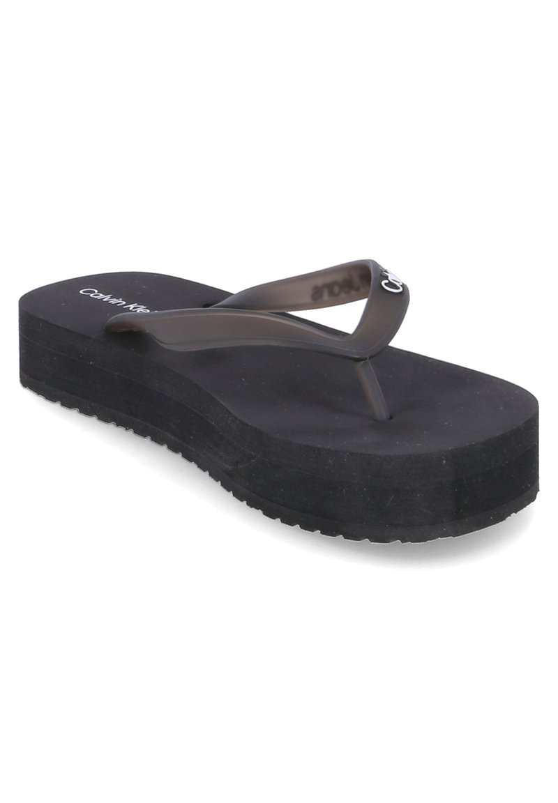 Damen Zehentrenner | Calvin Klein Jeans BEACH Bade-Zehentrenner schwarz - EB43281 Damen Zehentrenner | Calvin Klein Jeans BEACH Bade-Zehentrenner schwarz - EB43281