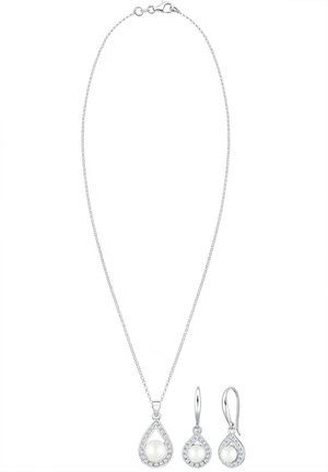 SET TROPFEN - Ohrringe - silberfarben