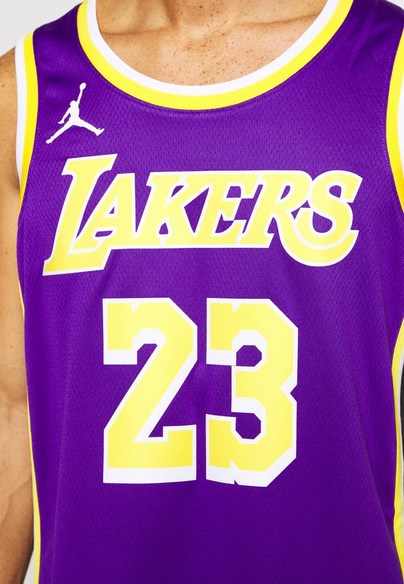 Nike Performance Nba La Lakers Lebron James Swingman Nba Trikot Field Purple Lila Zalando De