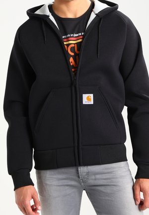 Sudadera con cremallera - black