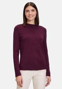 Betty Barclay BASIC-MIT STEHKRAGEN - Svetrík - dark aubergine