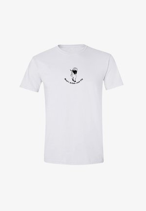 F4NT4STIC HALLOWEEN DONT DRINK AND FLY - Print T-shirt - weiß