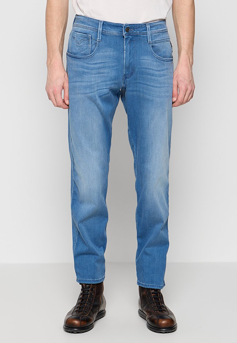 Replay Slim fit jeans blauw
