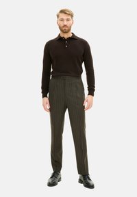 Oscar Jacobson PEPE - Poloshirt - brown flannel