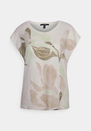 T-shirt z nadrukiem - light beige