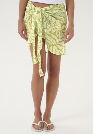 KASEA Sarong - Accessorio da spiaggia - green chalk leaf print