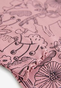 Next Hosszú ujjú felső - pink mono floral