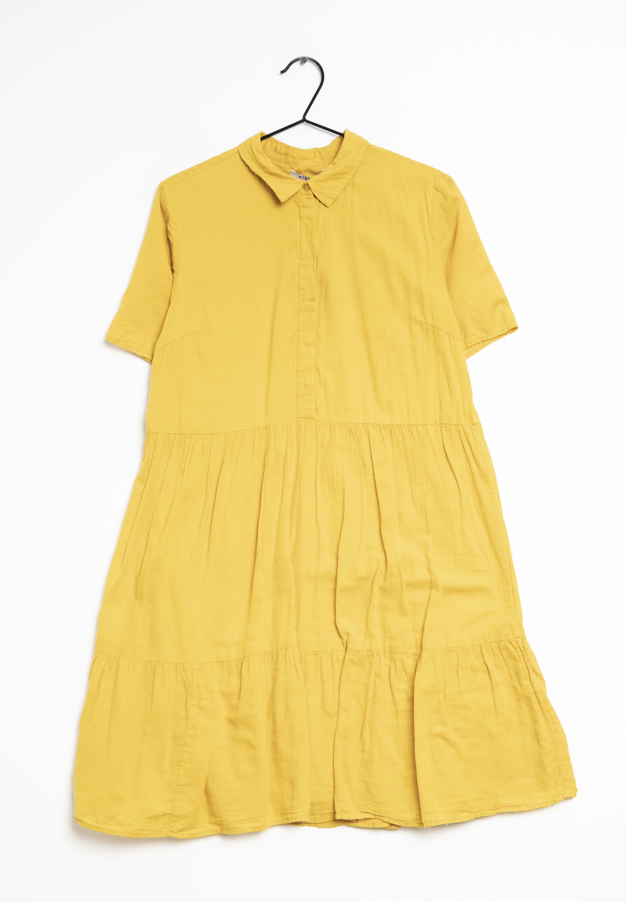 Pieces Shirt dress - yellow - (Pre-owned) - Zalando.ie