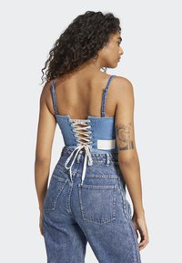 adidas Originals KSENIA - Top - medium blue denim light denim