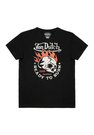 READY TO BURN - Print T-shirt - black