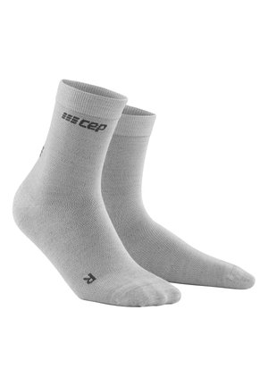 ALLDAY RECOVERY COMPRESSION SOCKS MID CUT MEN - MADE IN GERMANY - Socken - light grey