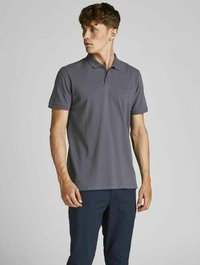 Jack & Jones JJEBASIC POLO - Polo - asphalt
