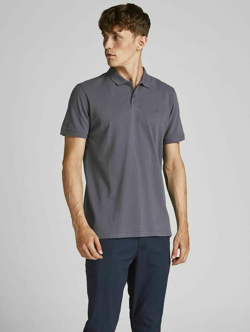 Jack & Jones JJEBASIC POLO - Polo - asphalt